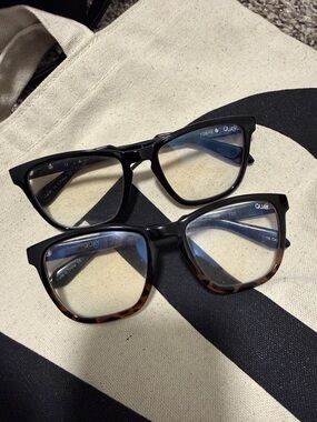 Quay Australia Hardwire Blue Light glasses - black & tortoiseshell